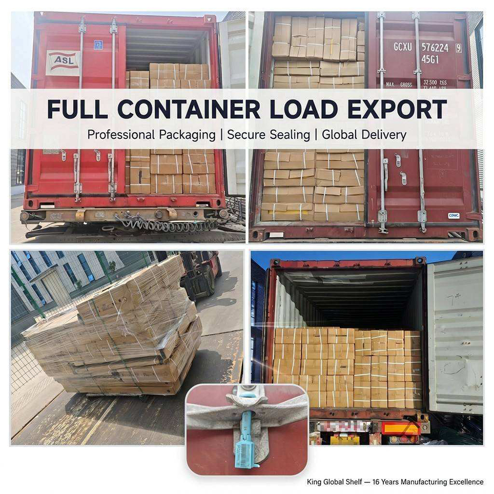Robustes Lagerregal aus Stahl mit 1500 kg/Schicht