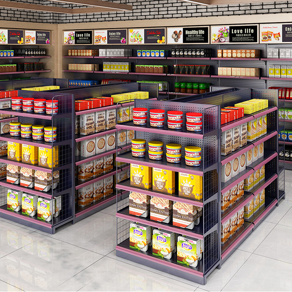 Verstellbare modulare Regale für Einzelhandels- und Convenience-Stores